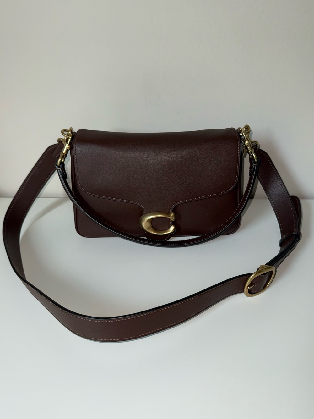 Coach Soft Tabby Shoulder Bag in Brass/Maple - Style Number CAM98 - Picture 3 of 8
